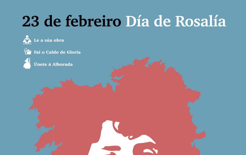 Compostela será o epicentro do Día de Rosalía, con actos institucionais e 30 locais hostaleiros a ofrecer o Caldo de Gloria