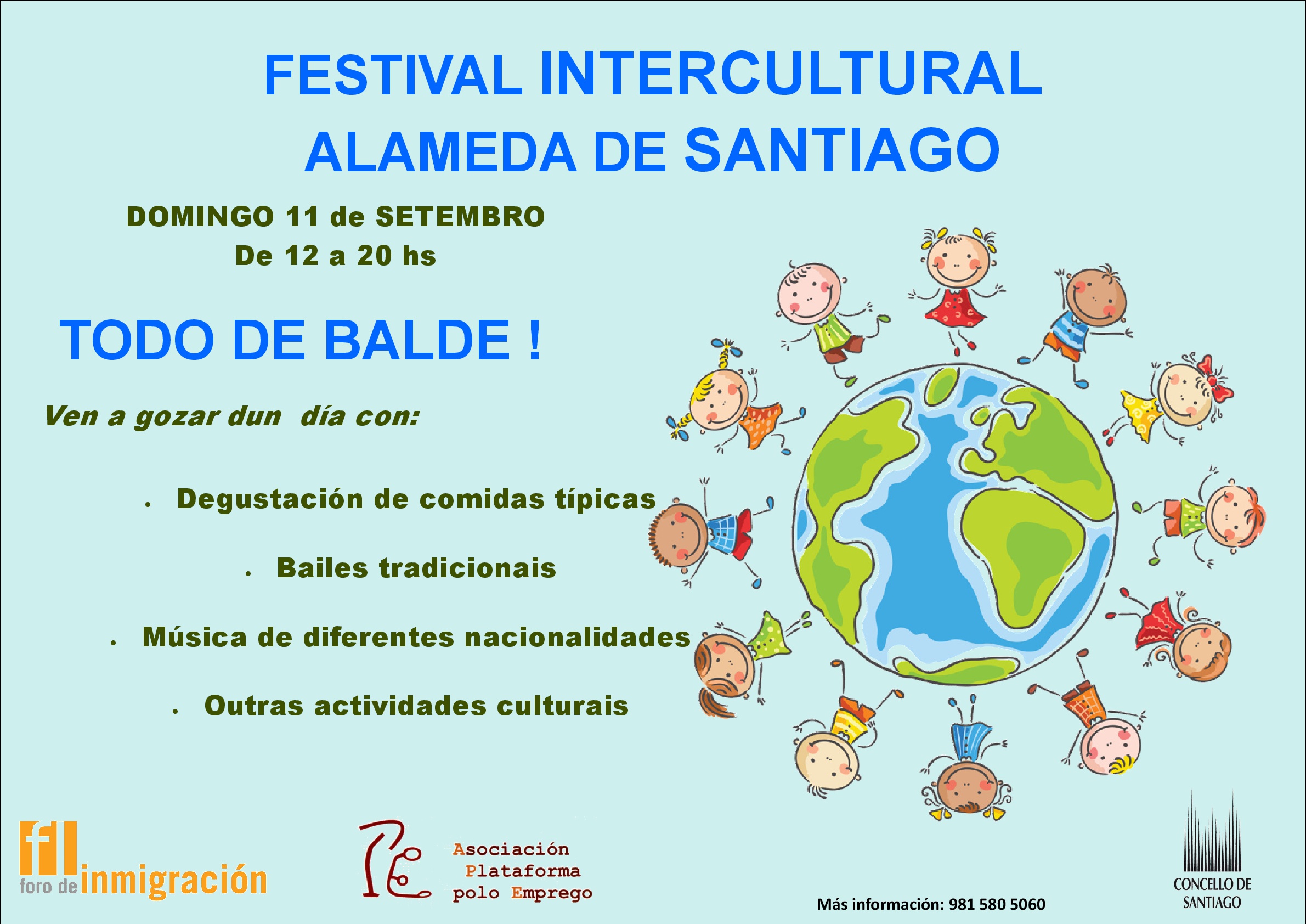 Cartel do Festival Intercultural.