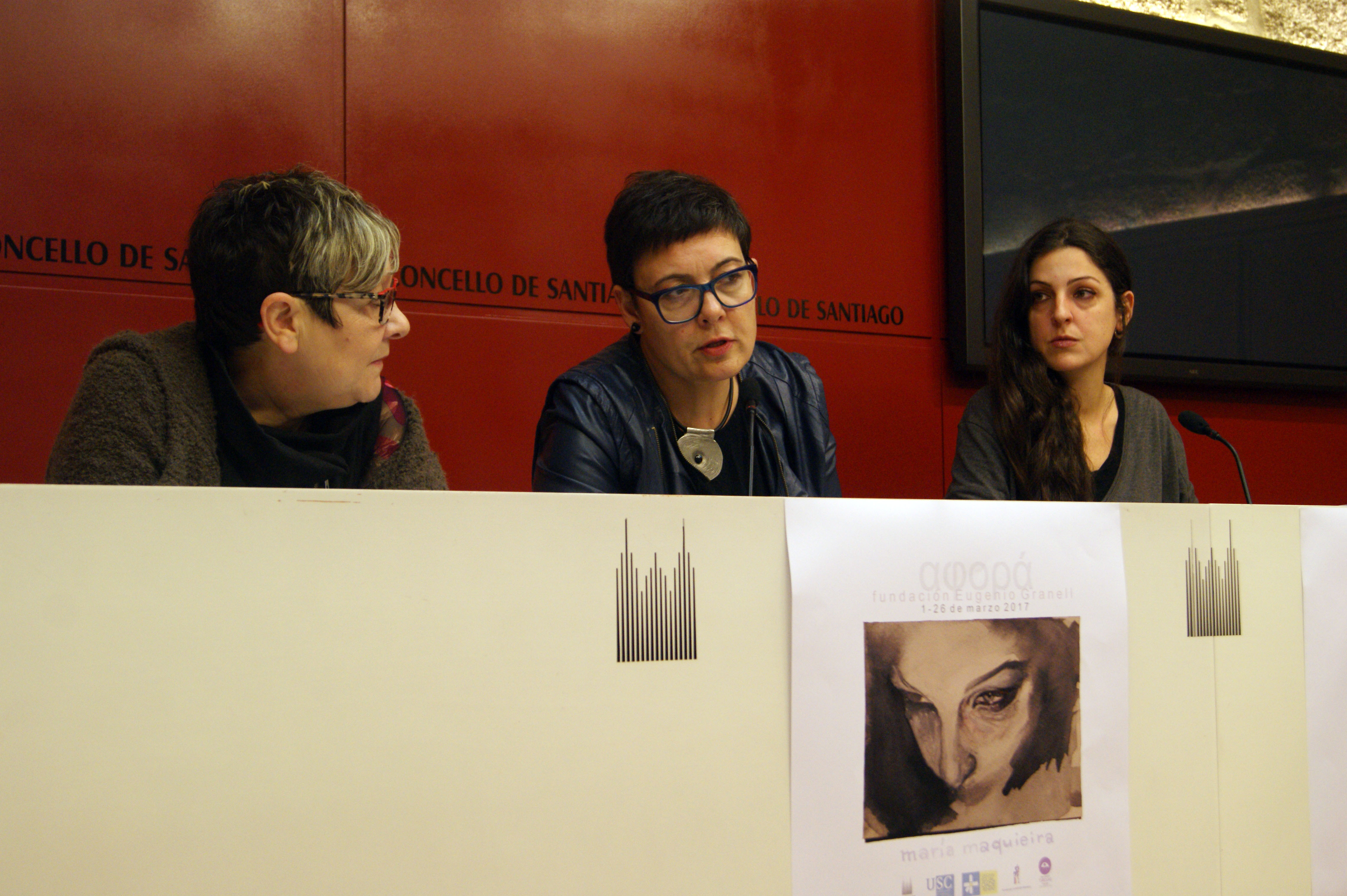 Lourdes Díaz, Concha Fernández e María Maquieira.