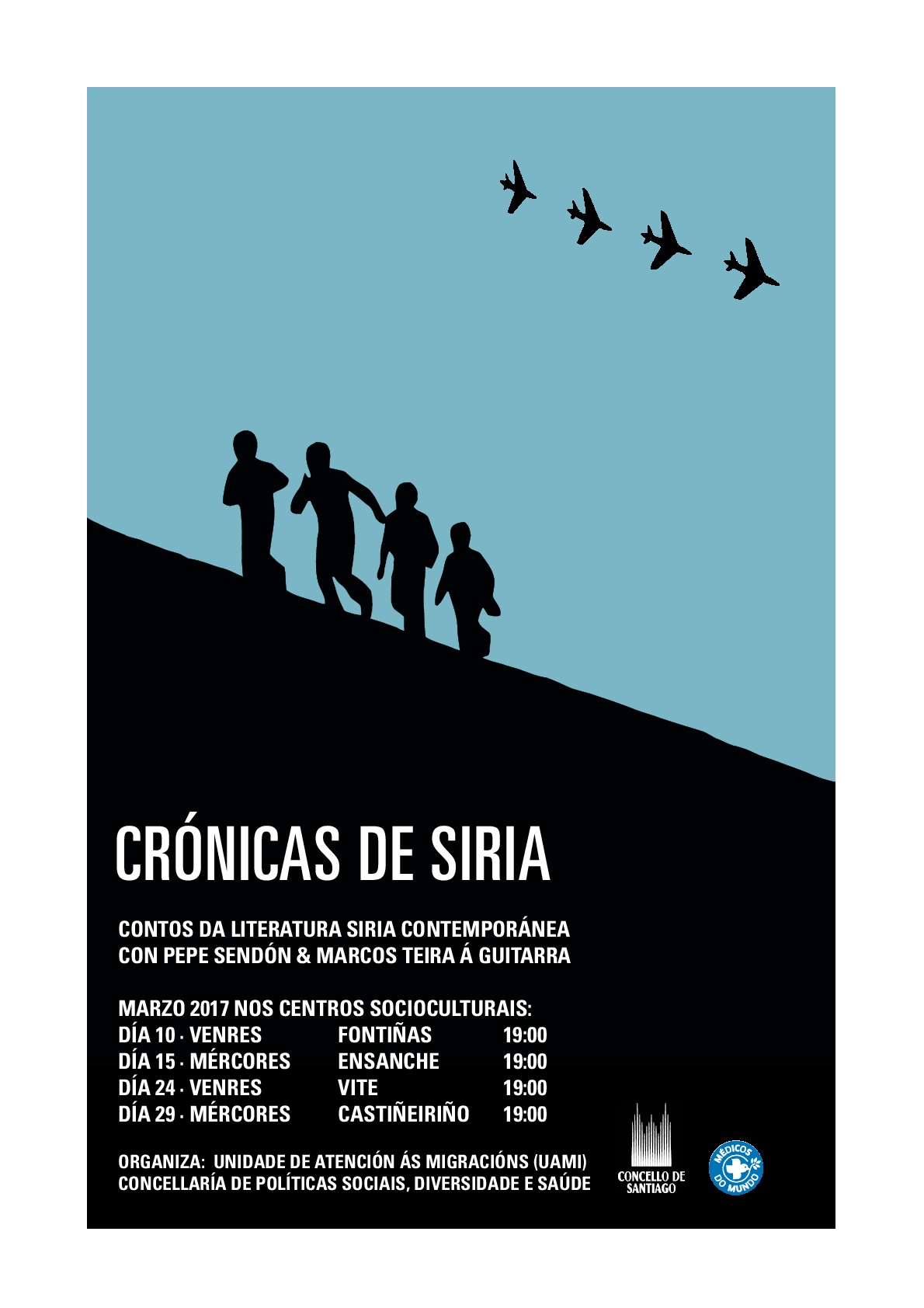 Cartel de "Crónicas de Siria".