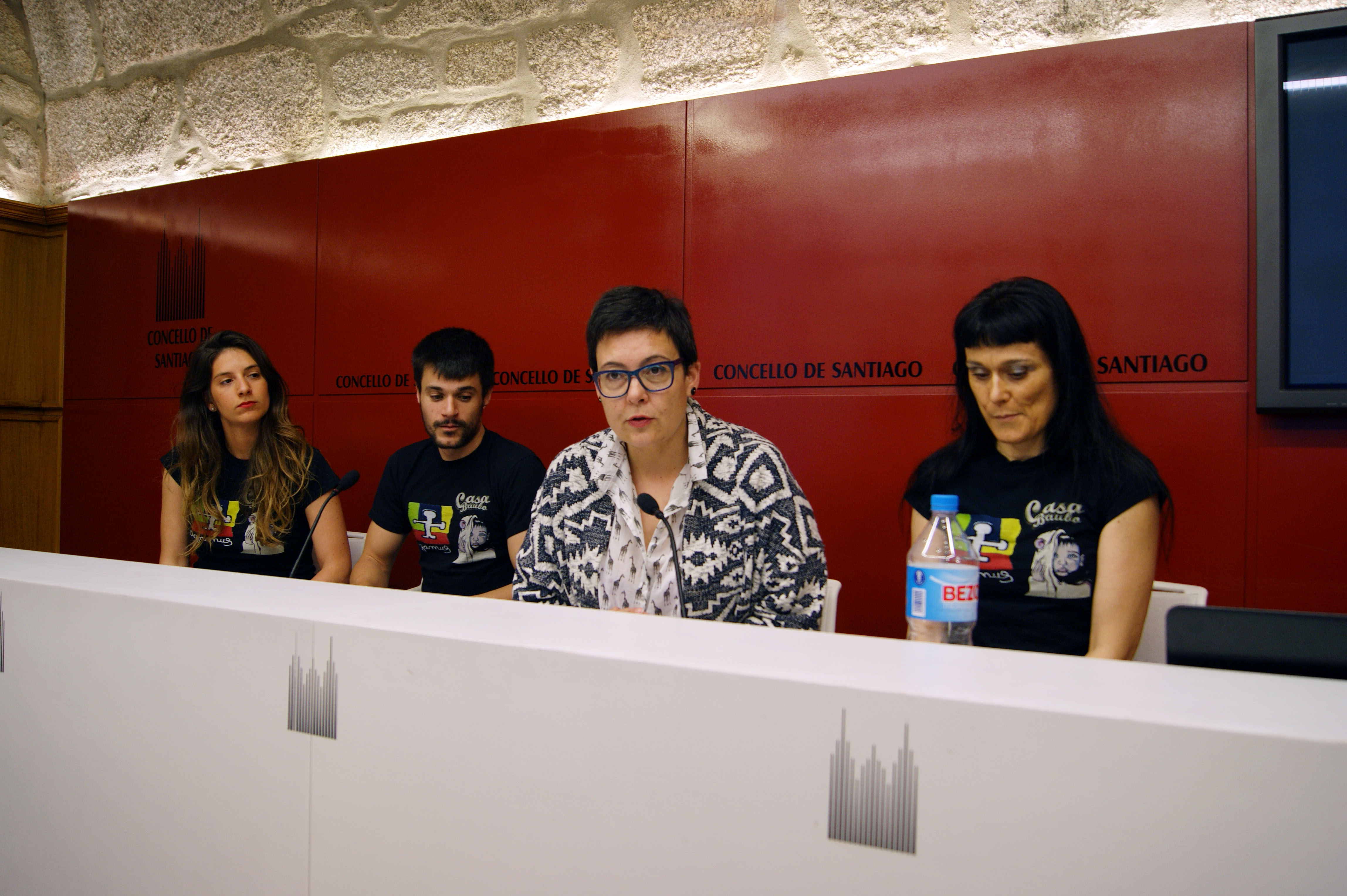 Marta Pérez, Marco Costa, Concha Fernández e Montse Merino.