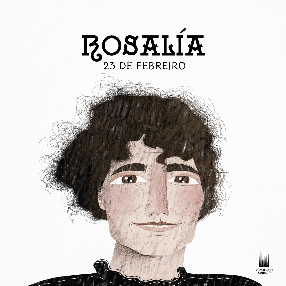 Cartel do día de Rosalía