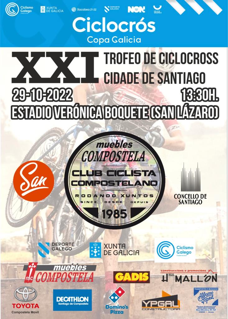 Cartel do XXI Trofeo de Ciclocross Cidade de Santiago