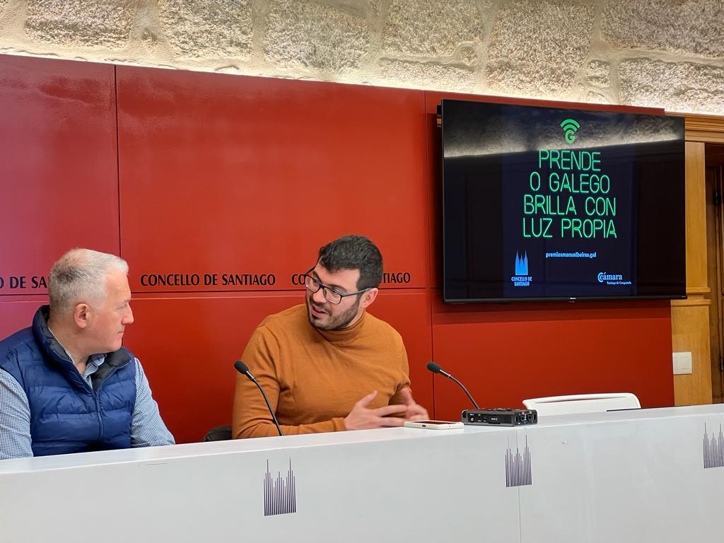 Rubén Prol e Xavier Freire durante a rolda de prensa