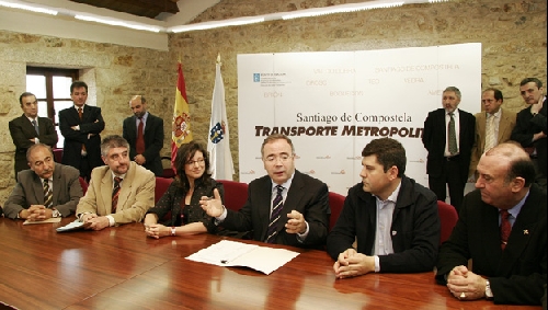 Firma del Plan de Transporte de la Mancomunidad de Santiago