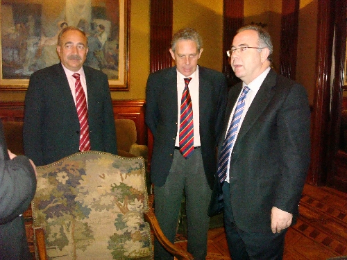 Co embaixador de Espaa en Arxentina, Rafael Estrella