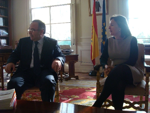 Encontro coa embaixadora de Espaa en Uruguai, Aurora Daz-Rato